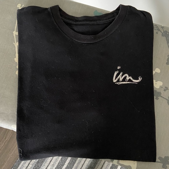 black tshirt with graphic on back - Picture 3 of 3